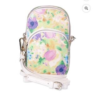 No Boundaries White Phone Crossbody Bag